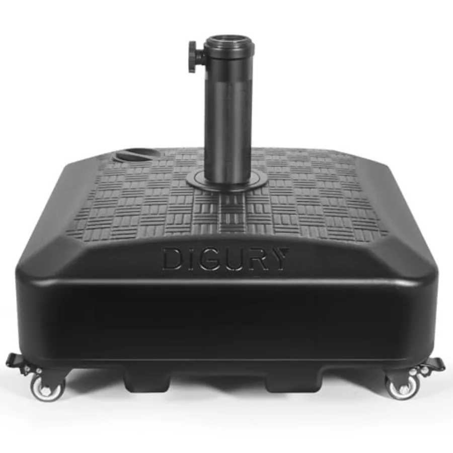Umbrella Base Outdoor Patio Umbrella Stand with Wheels Fillable 125lb Heavy Duty Mobile Base Weighted Rolling Stand - Black
Umbrella Base Outdoor Patio Umbrella Stand with Wheels Fillable 125lb Heavy Duty Mobile Base Weighted Rolling Stand - Black