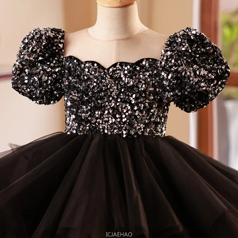 Party Dress Glitter Girls First Year Birthday Pageant Host Performance Skirt Children Costume Gown Kids Piano Recital Outfit
Party Dress Glitter Girls First Year Birthday Pageant Host Performance Skirt Children Costume Gown Kids Piano Recital Outfit