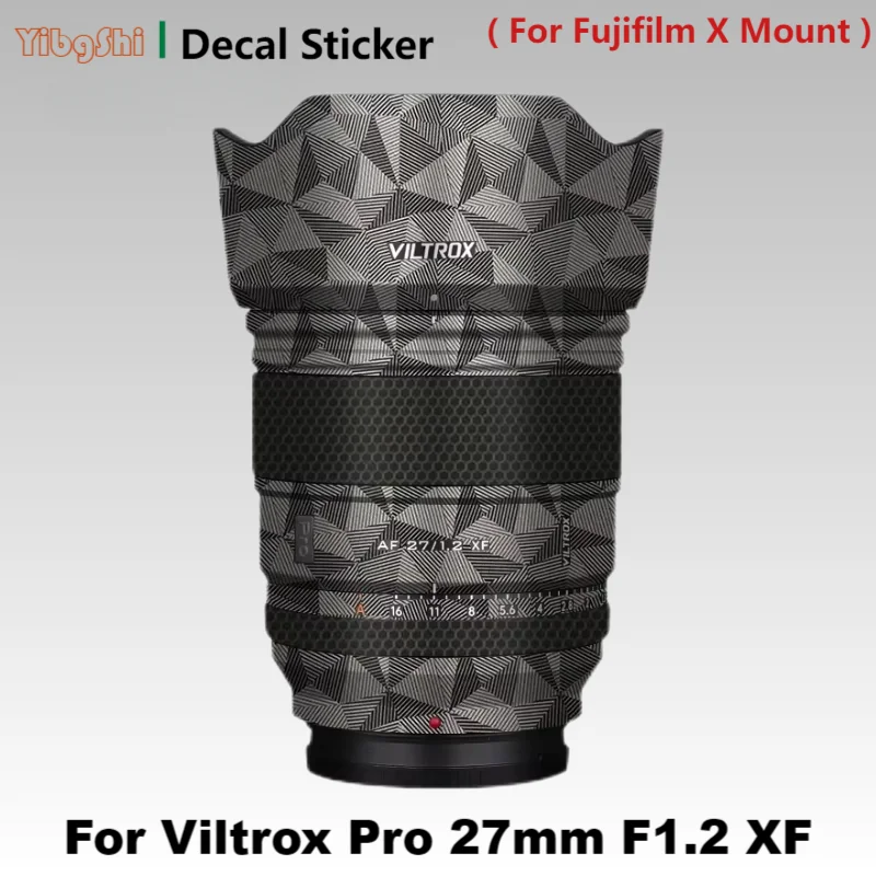 For Viltrox Pro 27mm F1.2 XF ( For Fujifilm FUJI X Mount ) Decal Skin Camera Lens Sticker Vinyl Wrap Film Coat AF 27 1.2 F/1.2
For Viltrox Pro 27mm F1.2 XF ( For Fujifilm FUJI X Mount ) Decal Skin Camera Lens Sticker Vinyl Wrap Film Coat AF 27 1.2 F/1.2