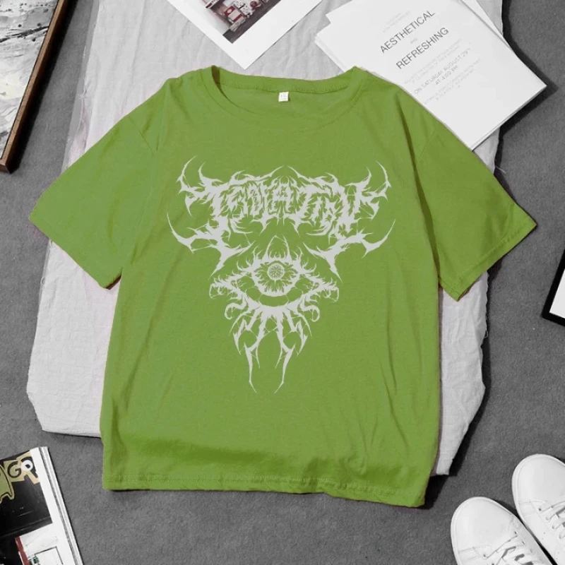 Забавная панк забавная Готическая футболка, эстетичная модная футболка в стиле Харадзюку с креативным рисунком, свободная универсальная Классическая уличная футболка Y2K
Забавная панк забавная Готическая футболка, эстетичная модная футболка в стиле Харадзюку с креативным рисунком, свободная универсальная Классическая уличная футболка Y2K