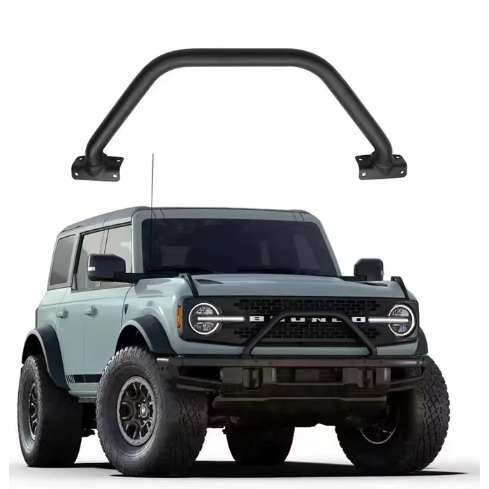Лидер продаж, черный стальной передний бампер с высокой бычьей планкой и высокой трубкой для Ford Bronco 2021+
Лидер продаж, черный стальной передний бампер с высокой бычьей планкой и высокой трубкой для Ford Bronco 2021+