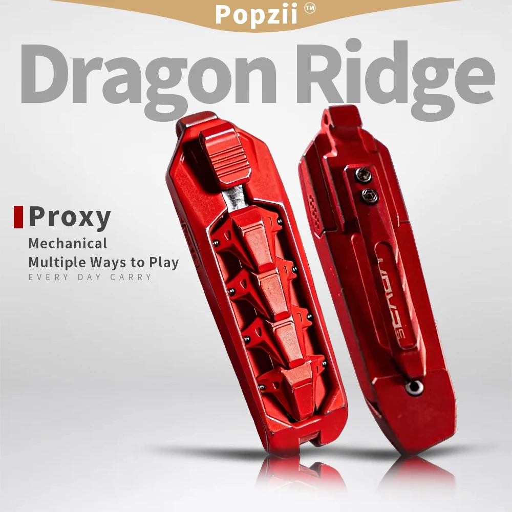 Сенсорная игрушка-антистресс Proxy EDC Red Dragon Ridge из титанового сплава: крутой гаджет с различными способами использования для снятия тревоги
Сенсорная игрушка-антистресс Proxy EDC Red Dragon Ridge из титанового сплава: крутой гаджет с различными способами использования для снятия тревоги