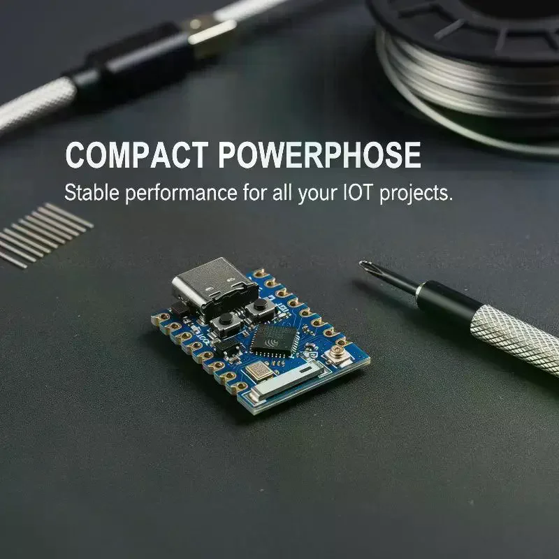 1 Set WiFi Bluetooth Module ESP32C3 PRO MINI Development Board With ESP32-C3FH4 Chip Onboard Technology For Electronics Projects
1 Set WiFi Bluetooth Module ESP32C3 PRO MINI Development Board With ESP32-C3FH4 Chip Onboard Technology For Electronics Projects