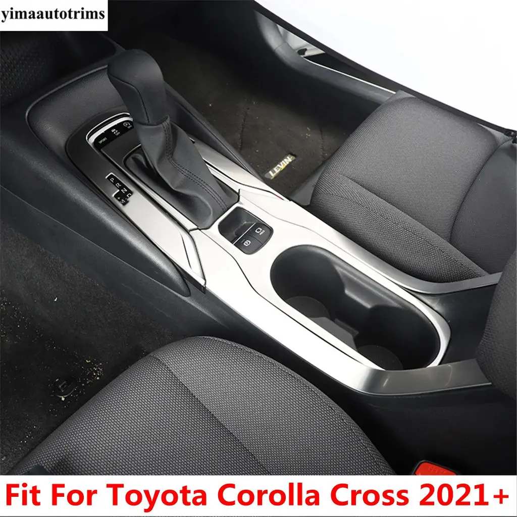 For Toyota Corolla Cross XG10 2021 - 2025 Car Central Control Gear Shift Box Panel Water Cup Holder Frame Cover Trim Accessories 
For Toyota Corolla Cross XG10 2021 - 2025 Car Central Control Gear Shift Box Panel Water Cup Holder Frame Cover Trim Accessories