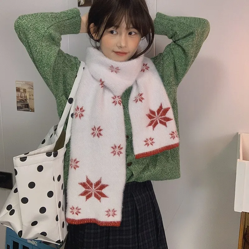 Сладкий ледниковый жаккардовый шарф из искусственной норки со снежинками, зимний толстый мягкий теплый шейный платок унисекс, подарки для влюбленных
Сладкий ледниковый жаккардовый шарф из искусственной норки со снежинками, зимний толстый мягкий теплый шейный платок унисекс, подарки для влюбленных