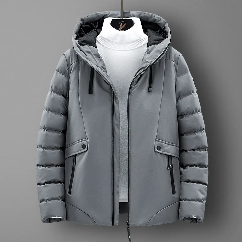 2022 Winter New Men's Jacket Cotton Clothes Men's Trend Thickening Warm Cotton Hooded Cold-proof Cotton Jacket
2022 Winter New Men's Jacket Cotton Clothes Men's Trend Thickening Warm Cotton Hooded Cold-proof Cotton Jacket
