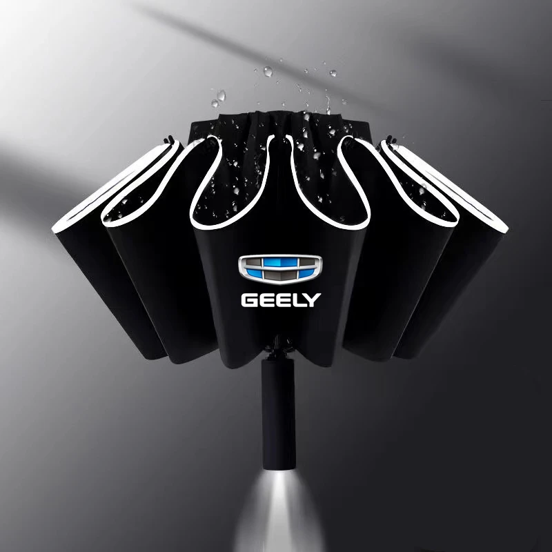 Automatic Umbrella with LED Reflective Strip Rain Wind Umbrella For Geely Atlas Coolray Emgrand EC7 EC8 X7 EX7 CK2 CK3 GL GS
Automatic Umbrella with LED Reflective Strip Rain Wind Umbrella For Geely Atlas Coolray Emgrand EC7 EC8 X7 EX7 CK2 CK3 GL GS