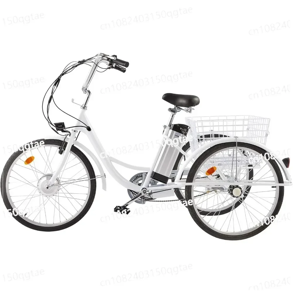 Electric Tricycle for Adults,with Basket, 36V Removable Battery, 250W Brushless Motor, 3 Wheel Electric Bicycle Adults
Electric Tricycle for Adults,with Basket, 36V Removable Battery, 250W Brushless Motor, 3 Wheel Electric Bicycle Adults