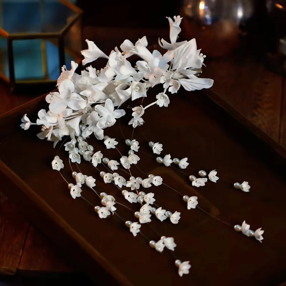 Elegant Flower Orchid Hair Clip With Pearl Tassels Long Side Hairgrips Hair Claw for Women Super Fairy Sweet
Elegant Flower Orchid Hair Clip With Pearl Tassels Long Side Hairgrips Hair Claw for Women Super Fairy Sweet
