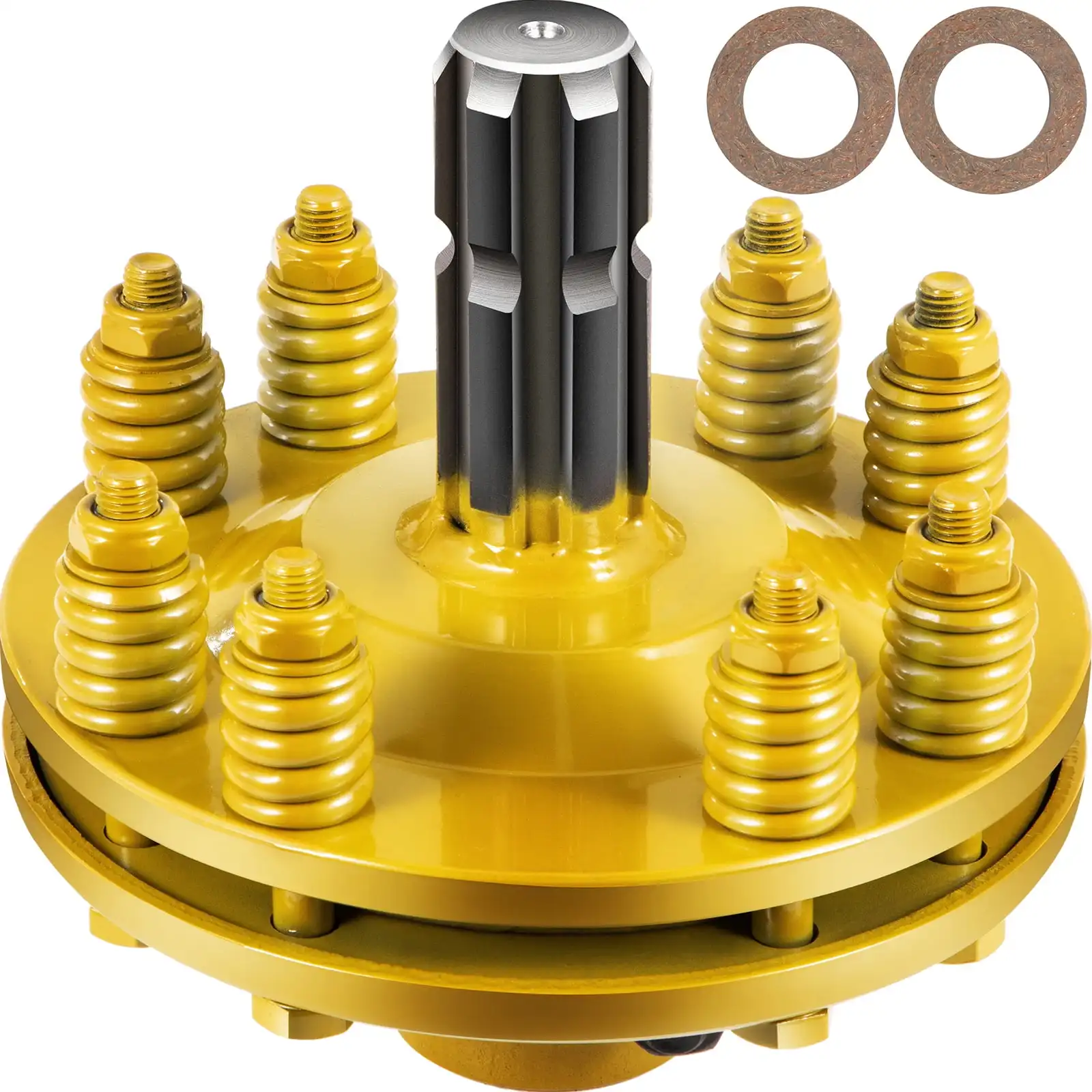Slip Clutch, 1 3/8” PTO Slip Clutch, 6 Spline Ends PTO Friction Clutch, Carburized Steel Tractor Slip Clutch
Slip Clutch, 1 3/8” PTO Slip Clutch, 6 Spline Ends PTO Friction Clutch, Carburized Steel Tractor Slip Clutch