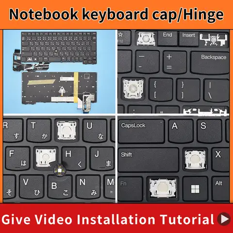 Replacement Original Key Cap Hinge For Lenovo ThinkPad T14 T14S L14 P14s Gen3 Gen4 Gen 5 Gen6 Laptop Keyboard KeyCap