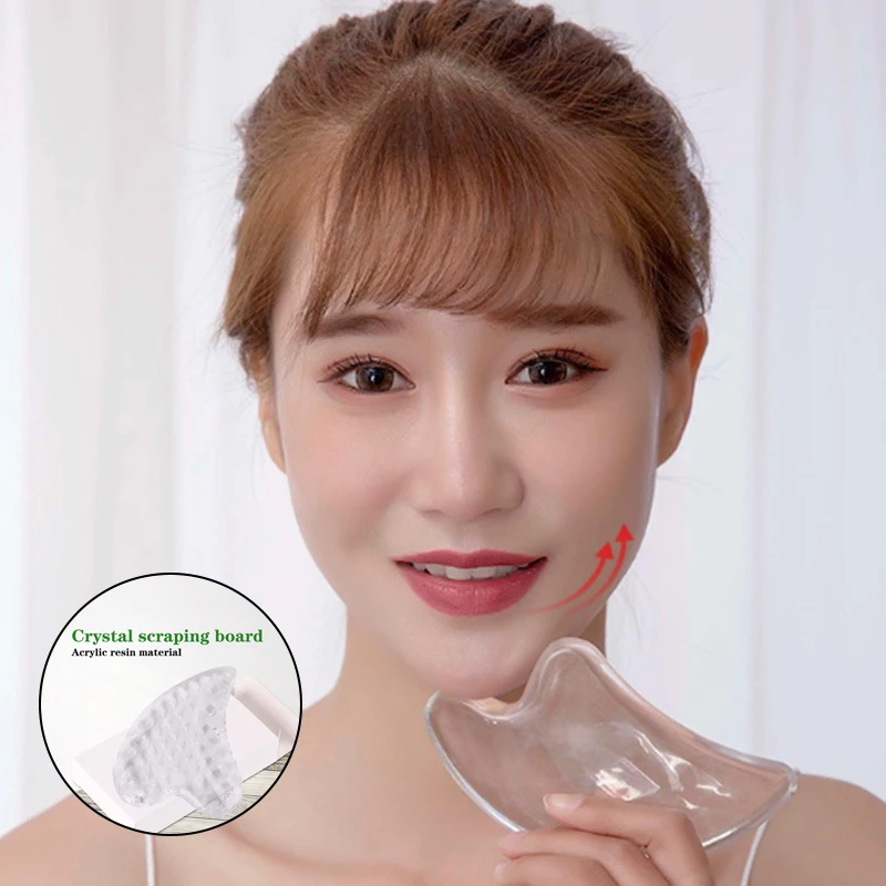 Crystal Spa Scraping Board Transparent Scraper Beauty V-Face Slimming Facial Massage 3d Guasha Beauty Dredging Meridians
Crystal Spa Scraping Board Transparent Scraper Beauty V-Face Slimming Facial Massage 3d Guasha Beauty Dredging Meridians
