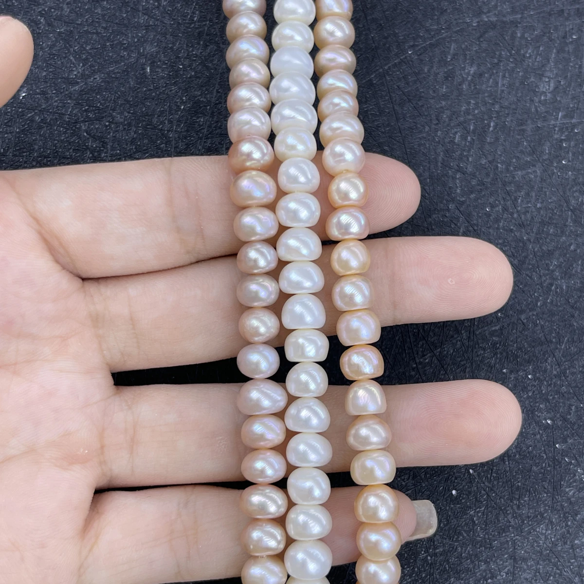 AAAA 7-8mm High-quality Bread-shaped Natural Freshwater Pearl Semi-finished Beads for Jewelry Making DIY Necklace Accessories
AAAA 7-8mm High-quality Bread-shaped Natural Freshwater Pearl Semi-finished Beads for Jewelry Making DIY Necklace Accessories