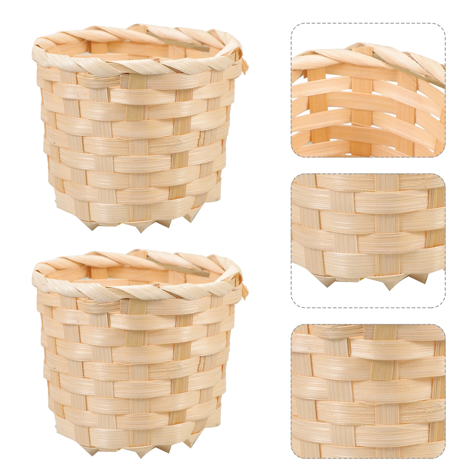 5pcs Bamboo Wood Woven Fruit Container Food Storage Hamper Picnic Basket Simple Design Household Dessert Serving
5pcs Bamboo Wood Woven Fruit Container Food Storage Hamper Picnic Basket Simple Design Household Dessert Serving