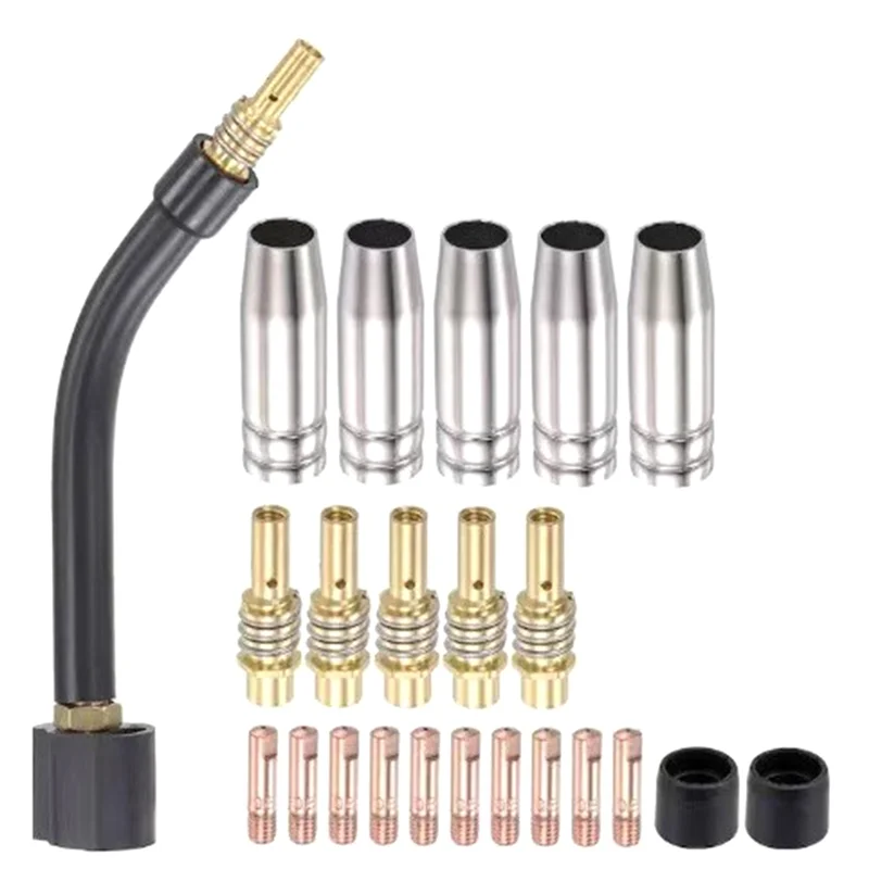 AT05-Welding Consumable European Airless Nozzle 0.8Mm Contact Tips Non-Stick Welding Slag New Coating Protection For 15AK Mig
AT05-Welding Consumable European Airless Nozzle 0.8Mm Contact Tips Non-Stick Welding Slag New Coating Protection For 15AK Mig
