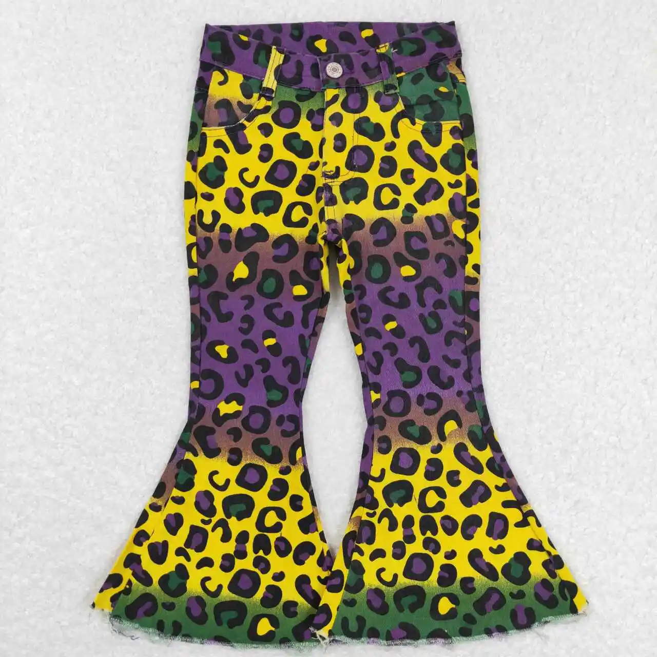 wholesale children's clothing hot sale new design for baby girls clothes Leopard print yellow green purple denim trousers
wholesale children's clothing hot sale new design for baby girls clothes Leopard print yellow green purple denim trousers
