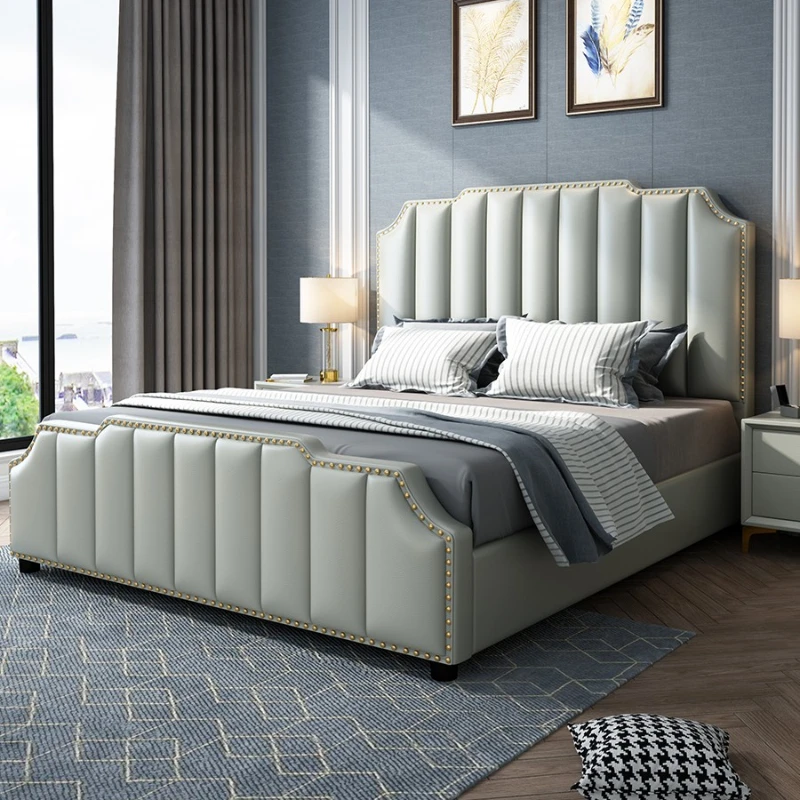 Pretty King Size Double Bed Elegant Modern Princess Luxury Leather Bed Full Size Letto Matrimoniale Bedroom Furniture Luxury
Pretty King Size Double Bed Elegant Modern Princess Luxury Leather Bed Full Size Letto Matrimoniale Bedroom Furniture Luxury