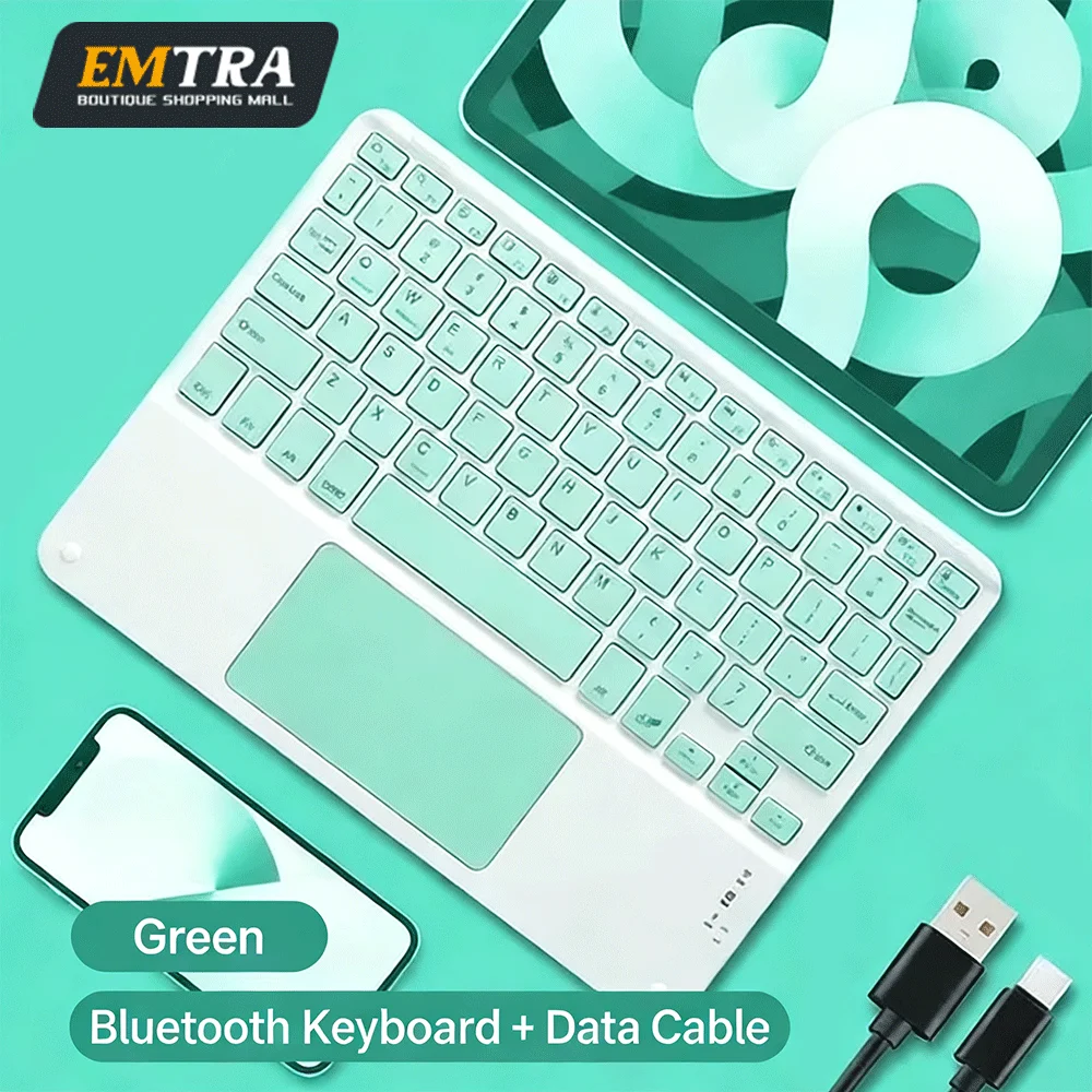 EMTRA Magnetic Tablet Keyboard for iPad 2024 10.9 11 10.2 Bluetooth Rechargeable Keyboards for Xiaomi 6 Huawei Wireless Keyboard
EMTRA Magnetic Tablet Keyboard for iPad 2024 10.9 11 10.2 Bluetooth Rechargeable Keyboards for Xiaomi 6 Huawei Wireless Keyboard