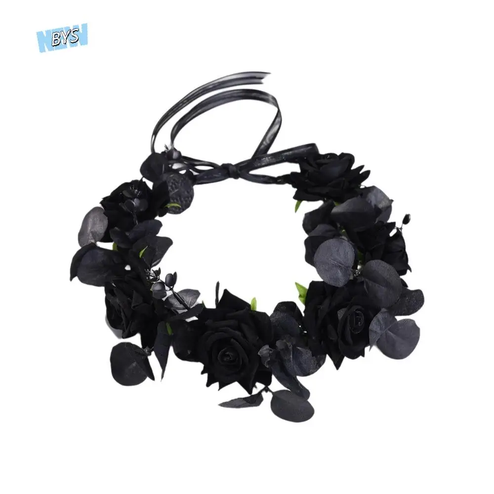 Exquisite Halloween Headband Fashion Adjustable Size Gothic Headband Plastic Dark Style Simulation Flower Headband Cosplay Event
Exquisite Halloween Headband Fashion Adjustable Size Gothic Headband Plastic Dark Style Simulation Flower Headband Cosplay Event