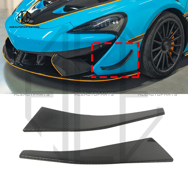 Dry Carbon Fiber Front Bumper Splitters Lip Fit For McLaren 540C 570S 570GT 600LT 2015-2019 Body Kit
Dry Carbon Fiber Front Bumper Splitters Lip Fit For McLaren 540C 570S 570GT 600LT 2015-2019 Body Kit