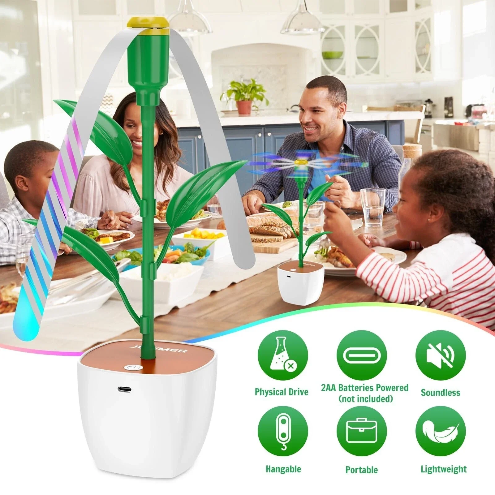 3Packs Fly Fans for Tables Repellent Indoor Outdoor w/ Soft Fan Blades Picnic Y
3Packs Fly Fans for Tables Repellent Indoor Outdoor w/ Soft Fan Blades Picnic Y