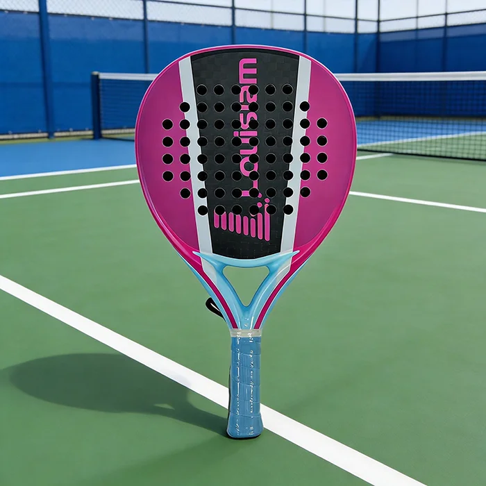 OEM Carbon fiber material 18K padel racket, teardrop frame custom logo matte finish, wear resistant hitting surface professional
OEM Carbon fiber material 18K padel racket, teardrop frame custom logo matte finish, wear resistant hitting surface professional