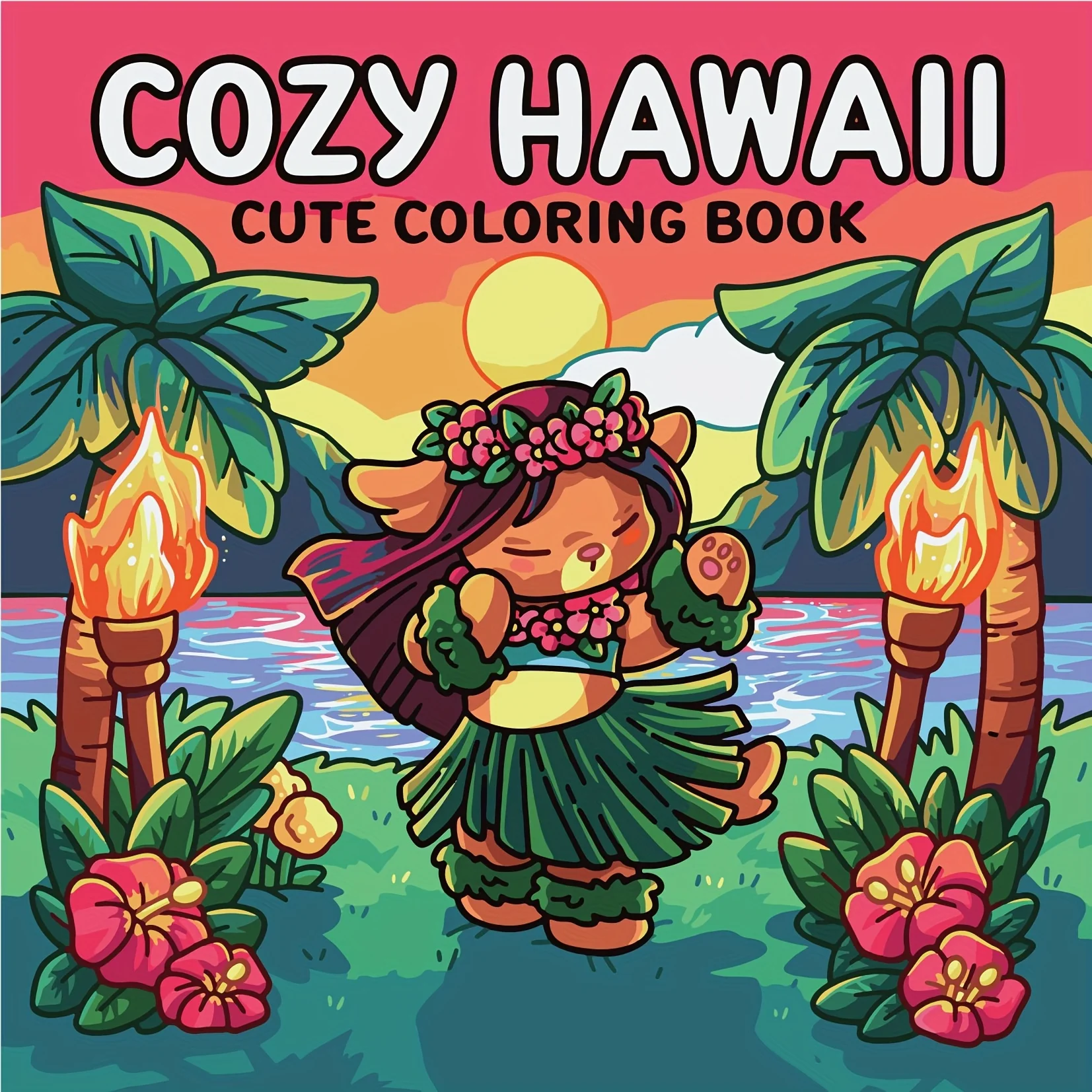 Cozy Hawaii Coloring Book for Adults - Relaxing Tropical Art with Palm Trees, Flowers & Sunset Design,Perfect Gift for Holidays
Cozy Hawaii Coloring Book for Adults - Relaxing Tropical Art with Palm Trees, Flowers & Sunset Design,Perfect Gift for Holidays