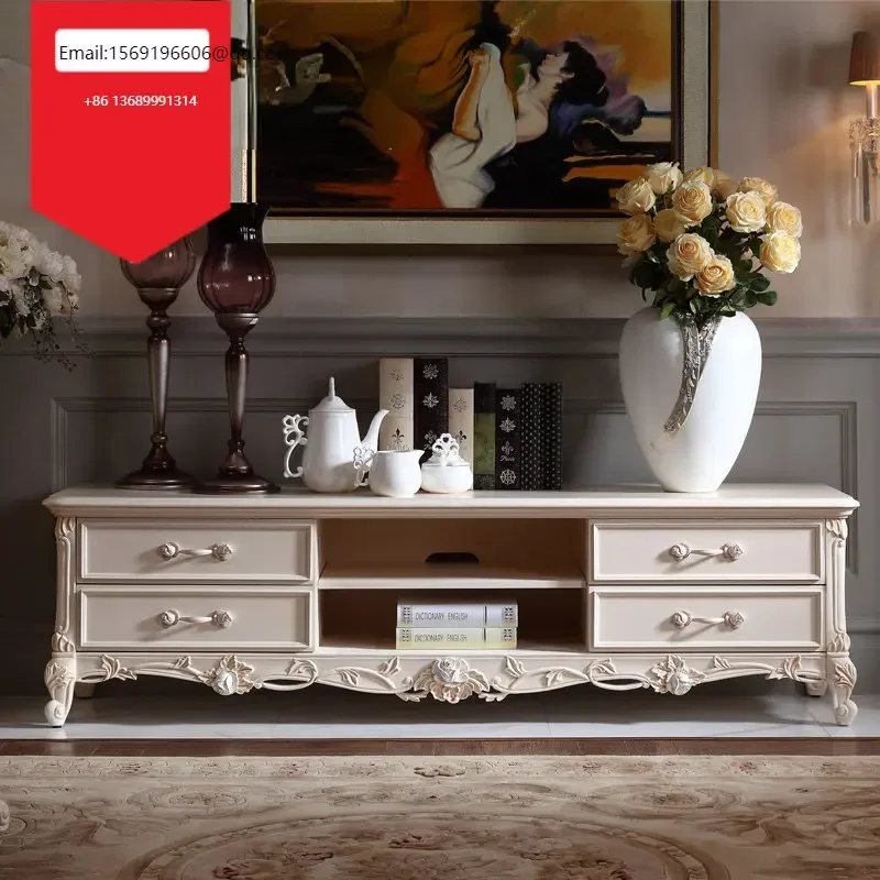European TV cabinet French solid wood cabinet simple floor cabinet bedroom audition locker
European TV cabinet French solid wood cabinet simple floor cabinet bedroom audition locker