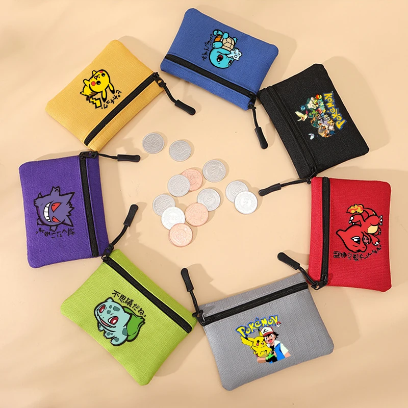 Pokemons Nylon Coin Purse Pikachu Cartoon Anime Mini Wallets Boy Girl Kawaii Car Key Storage Bag Portable Pendant Birthday Gift
Pokemons Nylon Coin Purse Pikachu Cartoon Anime Mini Wallets Boy Girl Kawaii Car Key Storage Bag Portable Pendant Birthday Gift