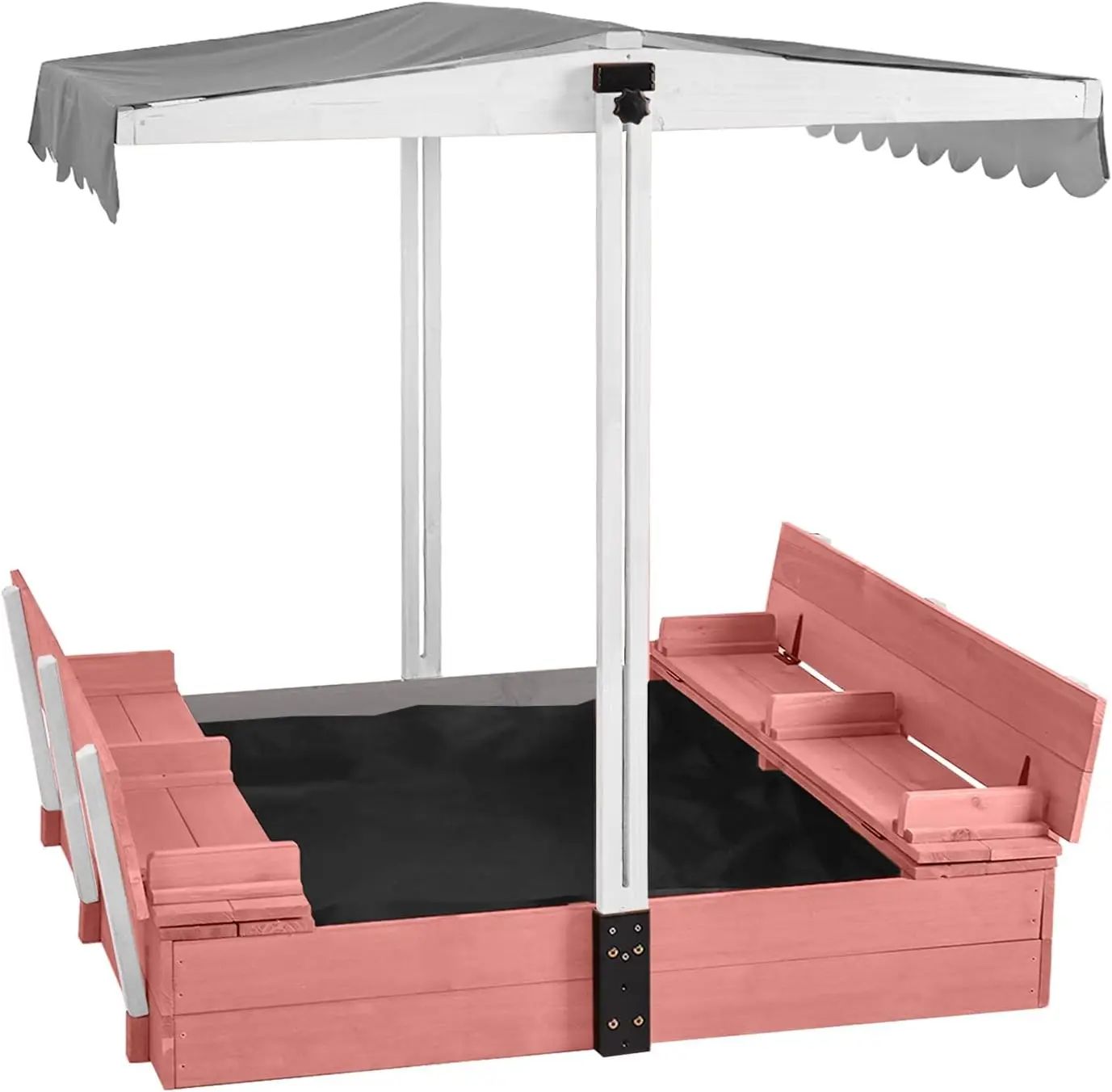 Sandbox with Lid Outdoor Sandboxes with Cover Wooden Foldable Bench Seats with Canopy for Kids Large Sandy Box with Adjustable-H
Sandbox with Lid Outdoor Sandboxes with Cover Wooden Foldable Bench Seats with Canopy for Kids Large Sandy Box with Adjustable-H