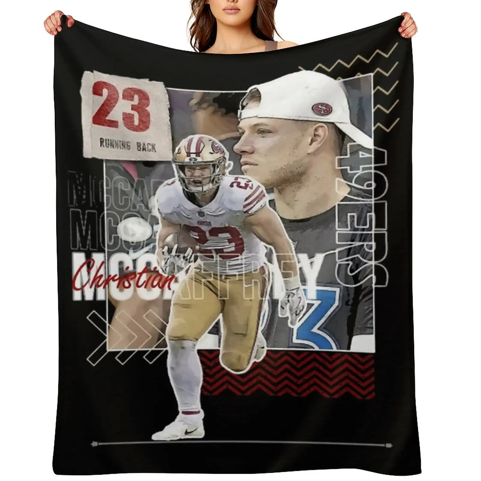 Chr-stn sport McCffr¨y football Paper 49ers 6 Throw Blanket cosplay anime anime Flannel Fabric Blankets
Chr-stn sport McCffr¨y football Paper 49ers 6 Throw Blanket cosplay anime anime Flannel Fabric Blankets