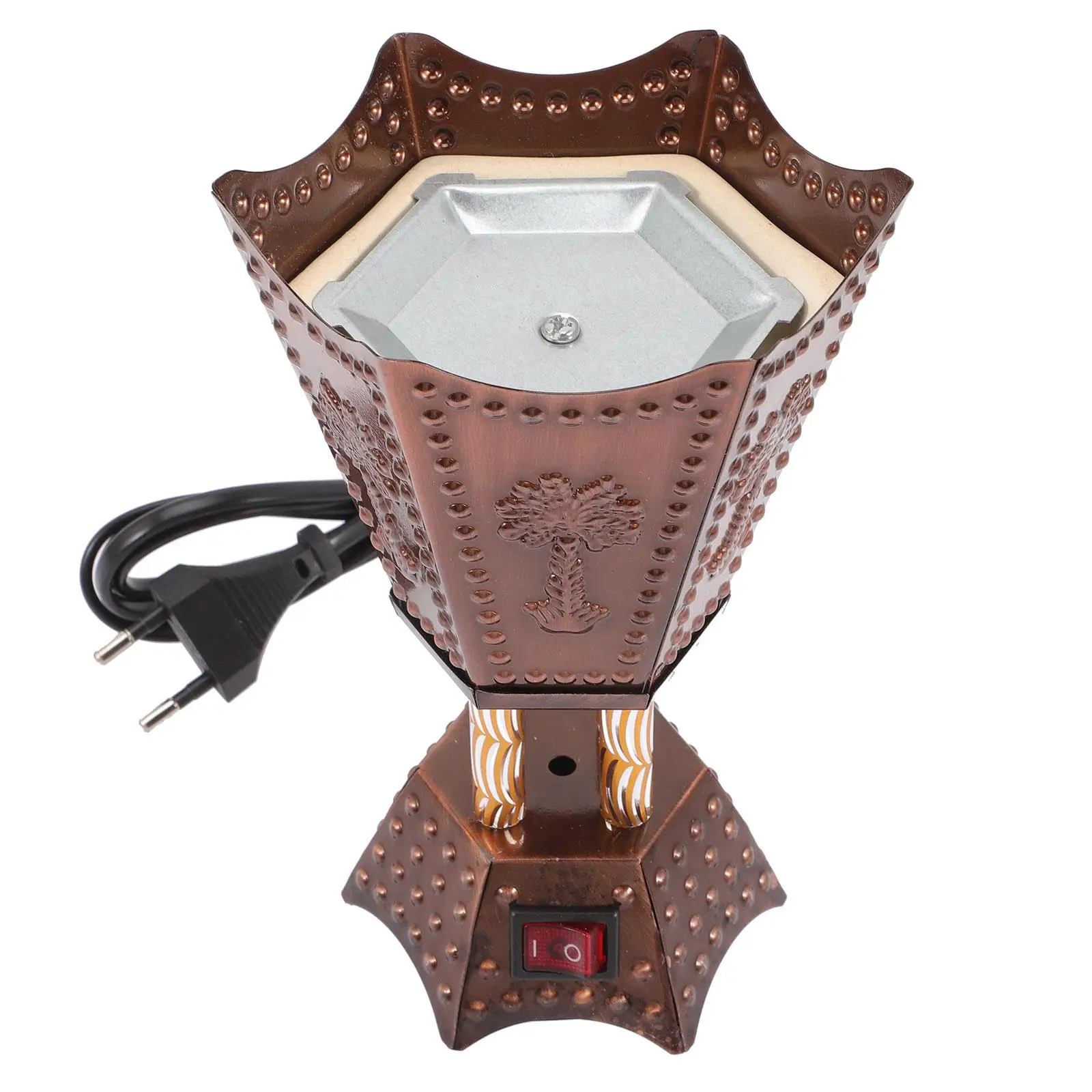 Plug-In Incense Burner Censer Electric Bakhoor Heater Southeast Asia Metal Aromatherapy Home Decor Indoor Ornament
Plug-In Incense Burner Censer Electric Bakhoor Heater Southeast Asia Metal Aromatherapy Home Decor Indoor Ornament