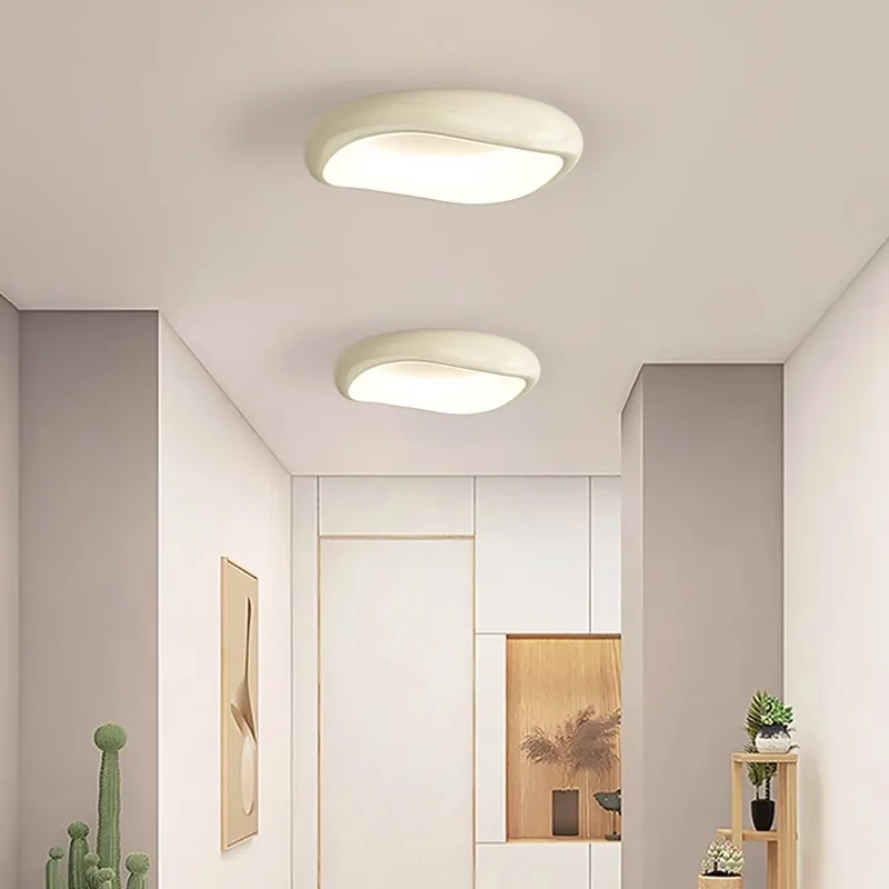 Modern Bedroom Ceiling Light Home Decorate Nordic Creative Balcony Corridor Lamps Living Room Cream Style LED Lighting Fixtures
Modern Bedroom Ceiling Light Home Decorate Nordic Creative Balcony Corridor Lamps Living Room Cream Style LED Lighting Fixtures