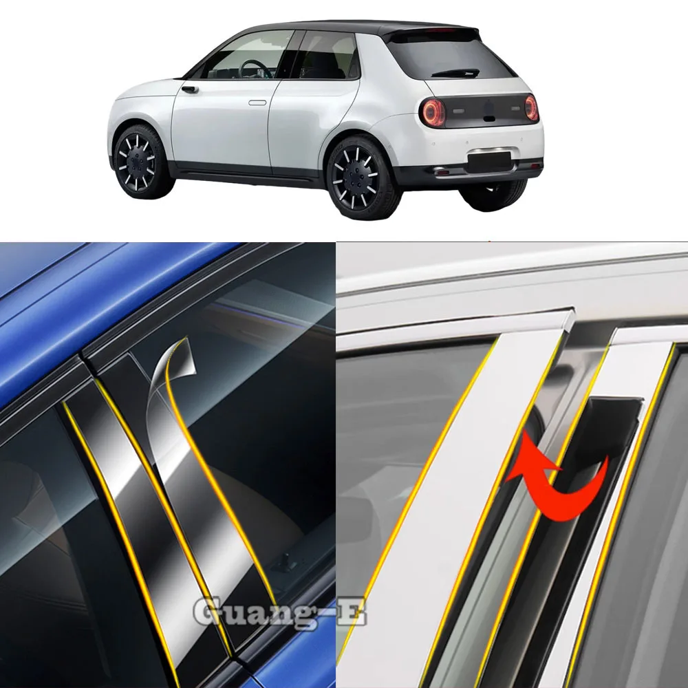 Накладки на стойки дверей (глянцевые, TPU) для Honda e EV 2019-2023: Декоративные наклейки на оконные молдинги, аксессуары
Накладки на стойки дверей (глянцевые, TPU) для Honda e EV 2019-2023: Декоративные наклейки на оконные молдинги, аксессуары