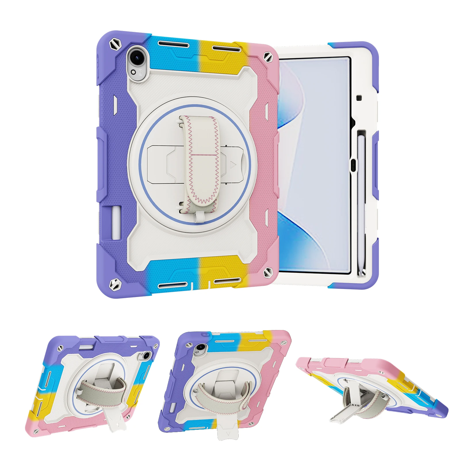 Rugged Case For Huawei MatePad 11.5 S 2024 Air 2023 11.5 inch Armor Kickstand Cover With 360 Rotating Hand Strap Shockproof Capa
Rugged Case For Huawei MatePad 11.5 S 2024 Air 2023 11.5 inch Armor Kickstand Cover With 360 Rotating Hand Strap Shockproof Capa
