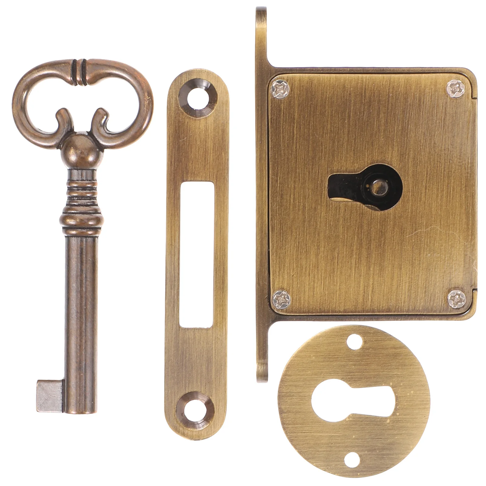 Vintage Style Drawer Door With Key Durable Metal Heavy Duty Brass Lock For File Cabinet Mailbox Storage Box Cabinet Lock
Vintage Style Drawer Door With Key Durable Metal Heavy Duty Brass Lock For File Cabinet Mailbox Storage Box Cabinet Lock