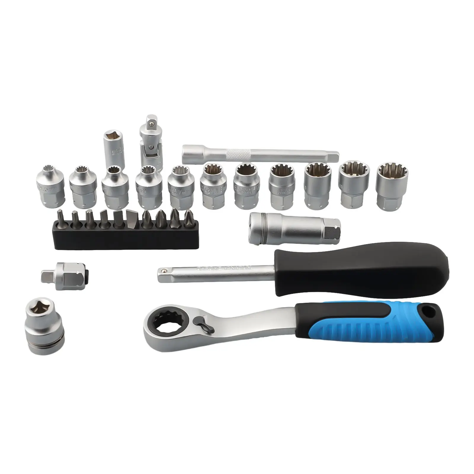 Car Auto Repair Tool Chrome-vanadium Steel Efficient Torque Wrench Kit Withstand High Torque Automotive Repairs
Car Auto Repair Tool Chrome-vanadium Steel Efficient Torque Wrench Kit Withstand High Torque Automotive Repairs