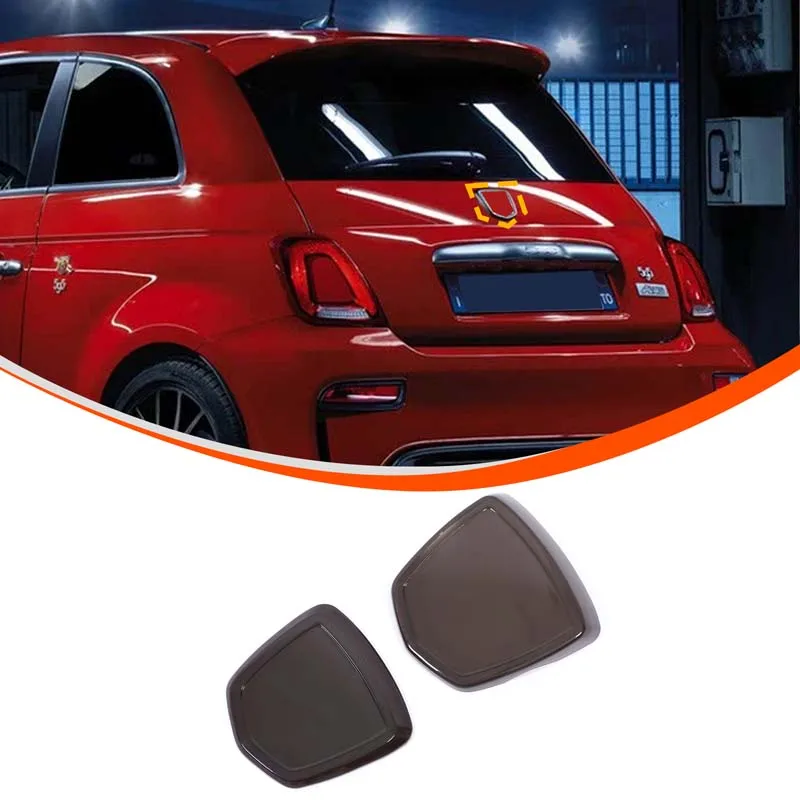 ABS smoked black Cover for Abarth 595 695 2017-2026 front and Rear Logo Trim Accessories
ABS smoked black Cover for Abarth 595 695 2017-2026 front and Rear Logo Trim Accessories