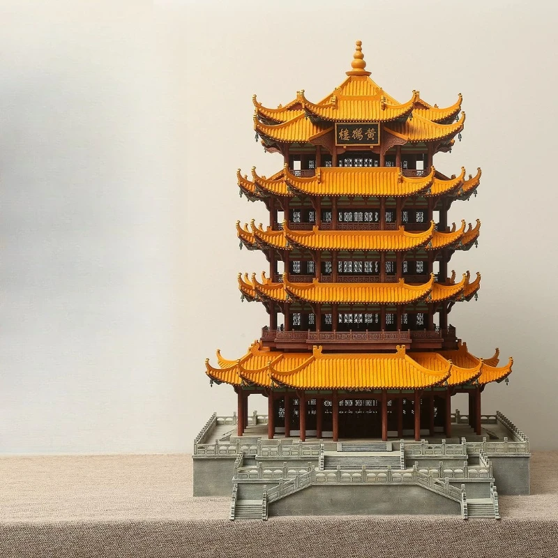 Yellow Crane Tower mortise and tenon building block ancient building assembly model mortise and tenon self-assembly birthday
Yellow Crane Tower mortise and tenon building block ancient building assembly model mortise and tenon self-assembly birthday