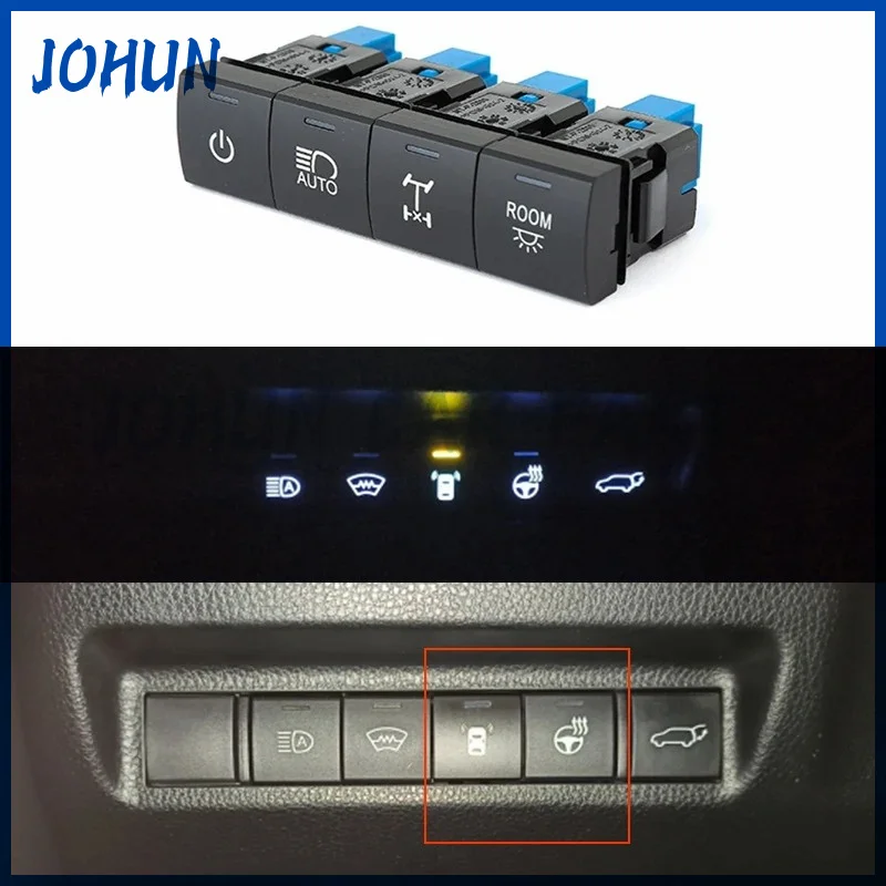 1PC Car LED Heating Parking Radar Power Fog Lights Spotlights Switch Button For Toyota Corolla Prado Camry Hiace Sienna 2021
1PC Car LED Heating Parking Radar Power Fog Lights Spotlights Switch Button For Toyota Corolla Prado Camry Hiace Sienna 2021