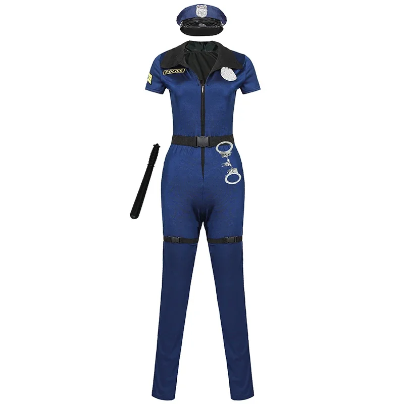 Sexy Female Cop Police Officer Costume Fancy Zipper Jumpsuit Policewoman Uniform Halloween Adult Women Police Cosplay Jumpsuit
Sexy Female Cop Police Officer Costume Fancy Zipper Jumpsuit Policewoman Uniform Halloween Adult Women Police Cosplay Jumpsuit