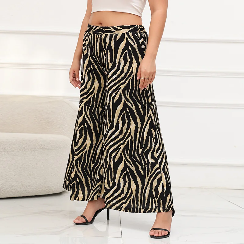 Hot-selling Plus Size Leopard Print Wide-leg Pants Wind Loose Casual Trousers Streetwear Women Cargo Pants Women Clothes
Hot-selling Plus Size Leopard Print Wide-leg Pants Wind Loose Casual Trousers Streetwear Women Cargo Pants Women Clothes