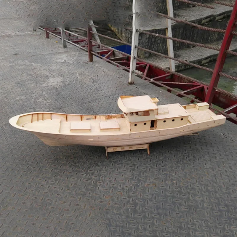 Wooden Boat Model Set Material Zhejiang Fishing Trawl Fishing Boat Model DIY Manual Assembly Frame Ship 110CM Assembly Toy
Wooden Boat Model Set Material Zhejiang Fishing Trawl Fishing Boat Model DIY Manual Assembly Frame Ship 110CM Assembly Toy