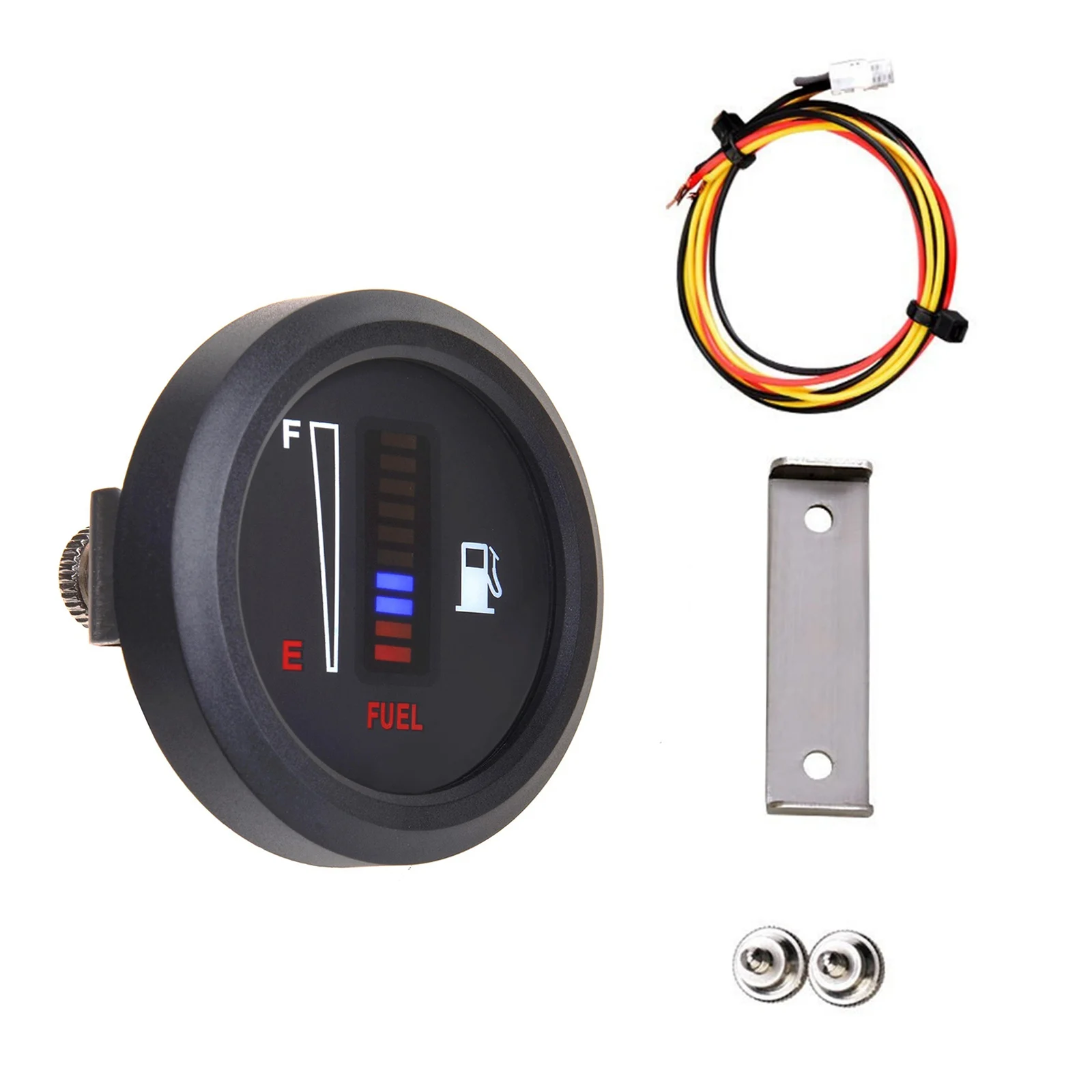 2" 52mm Fuel Level Gauge 8 Blue 2 Red LED for Car Motorcycle Boat 12V 24V DC with Delay Function Universal ABS
2" 52mm Fuel Level Gauge 8 Blue 2 Red LED for Car Motorcycle Boat 12V 24V DC with Delay Function Universal ABS
