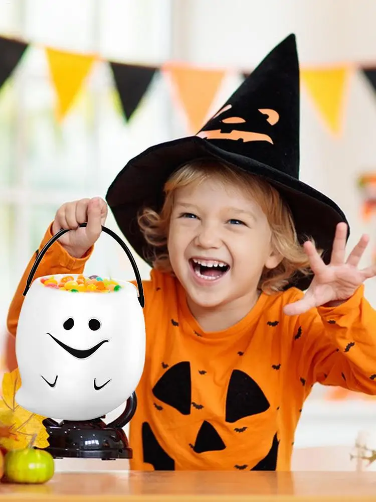 Halloween Candy Bucket Trick or Treat Bags Pumpkin Sweet Holder Containers for Kids Party Outdoor Festival Decoration Activities
Halloween Candy Bucket Trick or Treat Bags Pumpkin Sweet Holder Containers for Kids Party Outdoor Festival Decoration Activities