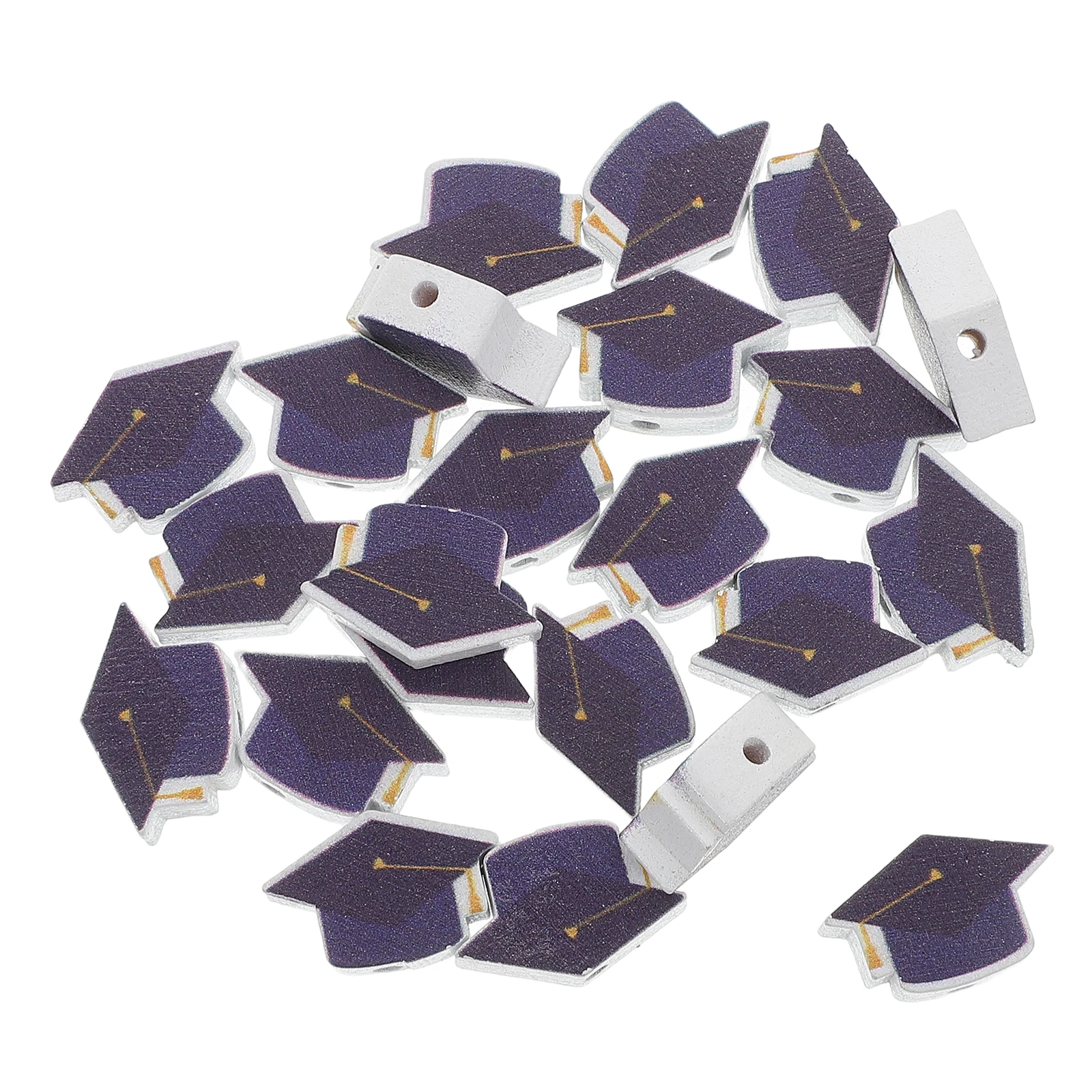 50 Pcs Hat Wooden Beads Graduation Cap Craft Decorative Accessories Small Caps Flat Graduation Cap Diy Bead Spacer
50 Pcs Hat Wooden Beads Graduation Cap Craft Decorative Accessories Small Caps Flat Graduation Cap Diy Bead Spacer