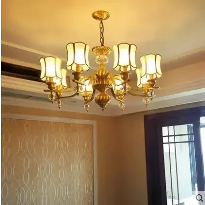 European chandelier, crystal lamp, all copper lamp, simple modern living room lamp, American restaurant, bedroom lamp.
European chandelier, crystal lamp, all copper lamp, simple modern living room lamp, American restaurant, bedroom lamp.