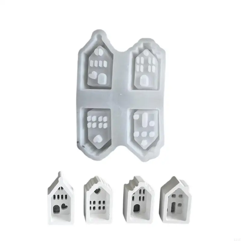 920L Desk Ornament Mould Flexible Silicone Mold for Hollow House Shaped Decoration Gypsum Molds Jewelry Making Supplies
920L Desk Ornament Mould Flexible Silicone Mold for Hollow House Shaped Decoration Gypsum Molds Jewelry Making Supplies