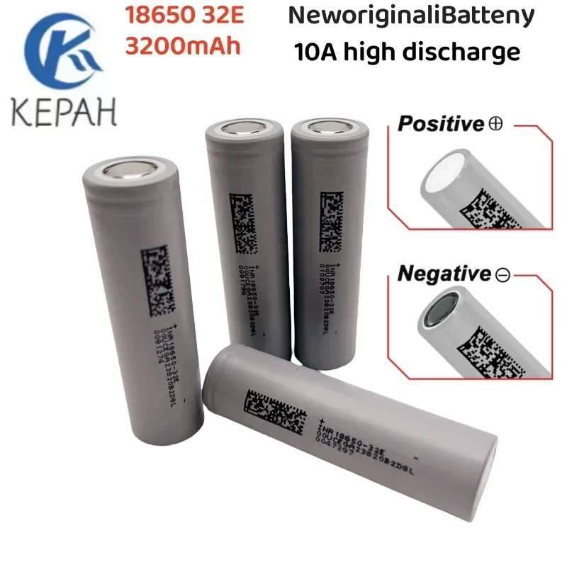 18650 battery 32E 3200mah 3.7V high discharge 5C electric tool 10A power battery rechargeable battery power high discharge
18650 battery 32E 3200mah 3.7V high discharge 5C electric tool 10A power battery rechargeable battery power high discharge