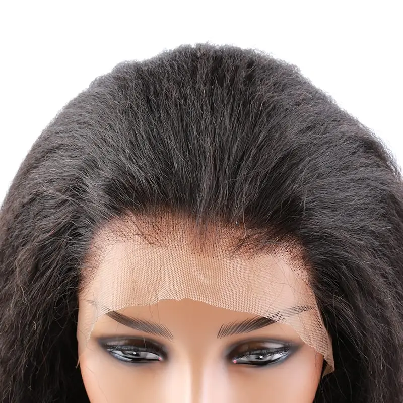 Fluffy Kinky Straight Human Hair Wigs Brazilian Lace Front Wigs Yaki Straight Pre Plucked Glueless 13x5 Lace Frontal Wig 5x1
Fluffy Kinky Straight Human Hair Wigs Brazilian Lace Front Wigs Yaki Straight Pre Plucked Glueless 13x5 Lace Frontal Wig 5x1